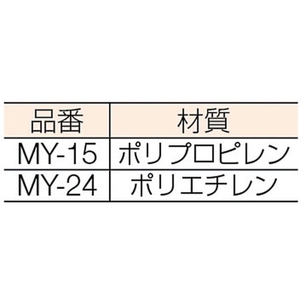 岐阜プラスチック工業 買物篭MY-15 黄 FC711GJ-3029689-イメージ2