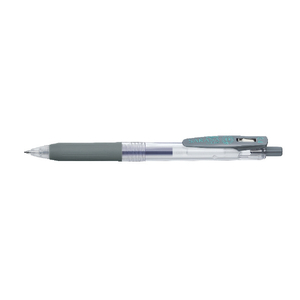 ゼブラ サラサクリップ ジェルボールペン 0．4mm グレー ｻﾗｻJJS15GR-イメージ1