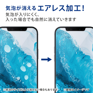 エレコム iPhone 13 mini用フィルム 指紋防止 反射防止 PM-A21AFLF-イメージ7