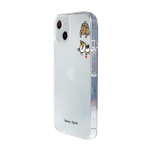 Dparks iPhone 14用ソフトクリアケース おでかけ DS24121I14-イメージ2