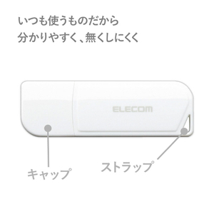 エレコム バリュータイプUSBメモリ MF-HMU204GWH-イメージ3