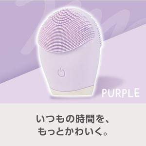 e angle 洗顔ブラシ パープル ANGT-FBC-25-06-PU-イメージ2