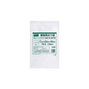 トラスコ中山 TRUSCO　業務用ポリ袋0．1×70L　10枚入 S-0070-イメージ1