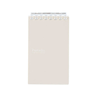 リヒトラブ Pastello ツイストノート メモサイズ 8穴 ベージュ FC09865-N1961-16