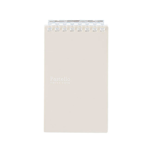 リヒトラブ Pastello ツイストノート メモサイズ 8穴 ベージュ FC09865-N1961-16-イメージ1