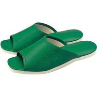 江部松商事 EBM/スリッパ 白薄底 前あきタイプ No.013L グリーン(010) FC731LB-0983700