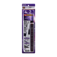 エルパ 耐雷スリム回転タップ(4個口・2m) ウッド WBS-SL402SB(WD)