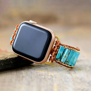 CAPE DIABLO Apple Watch 38-49mm用バンド ネイティブ ターコイズ Sサイズ CD25122AW-イメージ4
