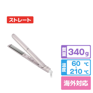 SALONIA SAL24112-PK グロッシーケア ストレートヘアアイロン ピンク
