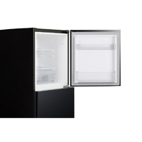 ツインバード HR-G912B 【右開き】121L 2ドア冷蔵庫 ブラック