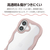 エレコム iPhone17用ハイブリッドケース フレームカラー ウェーブ メタルステッカー付 ピンク PM-A25AFCWAVEPN-イメージ5