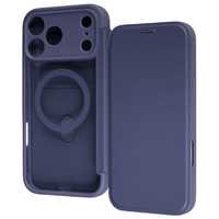 レイ・アウト iPhone 18 Pro Max用 / 17 Pro Max用  / クリアフリップケース マグネット マグネット充電対応 / ネイビー RT-P59LCM/N