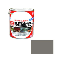 アサヒペン 油性多用途カラー 1.6L グレー FC708NV