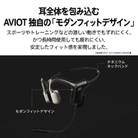 AVIOT WB-E1-SL 骨伝導イヤフォン Openpiece Elite titanium silver