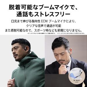 AVIOT 骨伝導イヤホン Openpiece Elite titanium silver WB-E1-SL-イメージ9