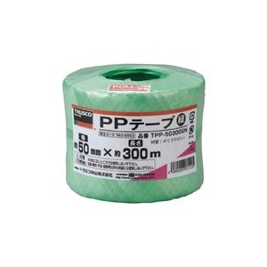 トラスコ中山 TRUSCO　PPテープ　幅50mmX長さ300m　緑 TPP-50300GN-イメージ1