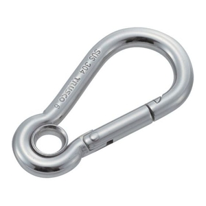 トラスコ中山 TRUSCO ステンレススナップフック A型 線径7×開口10mm (1個入) FC671FA-2754304-イメージ1