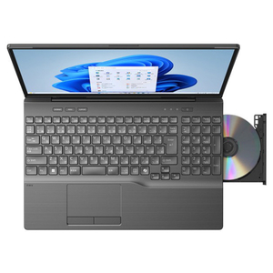 富士通 16型WUXGA/Ryzen7/Radeon 680M/メモリ32GB/約512GB SSD/DVD/WiFi 7 e angle select FMV Note A ブライトブラック FMVA77K3B5-イメージ3