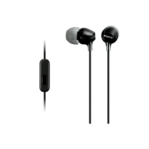 SONY ブラック オーバーイヤーヘッドフォン SONY MDR-EX15APB 密閉型インナーイヤーヘッドフォン ブラック