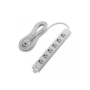 エレコム EU RoHS指令準拠 二重構造工事用タップ(3．0m・6個口 ) グレー T-WRM3630LG/RS-イメージ1