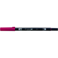 トンボ鉛筆 デュアルブラッシュペン ABT Cherry F040076-AB-T815