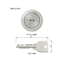 MIWA/U9シリンダー LA・DA用 扉厚33～41mm仕上ST TRLA.CY FCD270D-6088863