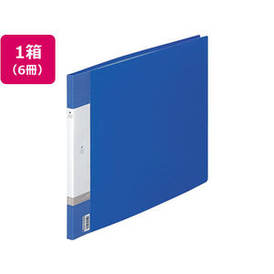 リヒトラブ リクエスト クリヤーブック A3ヨコ 20ポケット 青 6冊 1箱(6冊) F836089-G3223-8-イメージ1