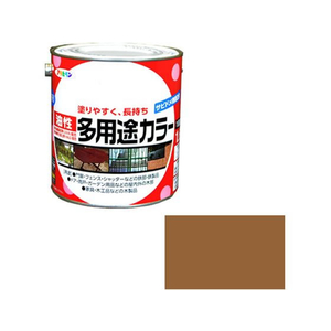 アサヒペン 油性多用途カラー 1.6L カーキー FC709NV-イメージ1