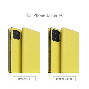 SLG Design iPhone 13 Pro用ケース Neon Full Grain Leather Diary Case ティール SD22123I13PTL-イメージ12
