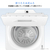 ハイセンス 5．5kg全自動洗濯機 白 HW-G55XL-W-イメージ9