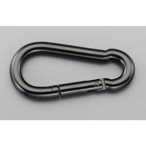 エスコ スナップフック スチール製 黒 79×11.0mm FCY8357-EA638JP-113-イメージ1