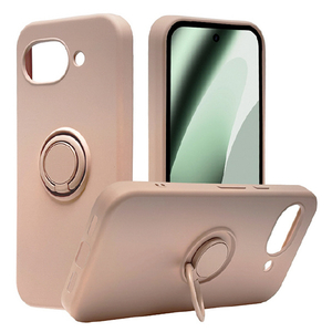 ラスタバナナ Google Pixel　10A用ＴＰＵリングケース　スモーキーピンク スモーキーピンク 9367P10ATPRSPK-イメージ1