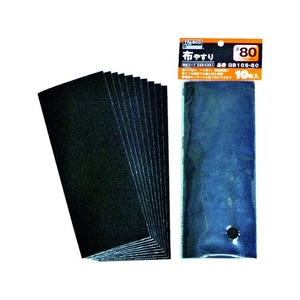 トラスコ中山 TRUSCO/1／3カットペーパー 93×230 布やすり #100 10枚入 FC956DT-2280370-イメージ3