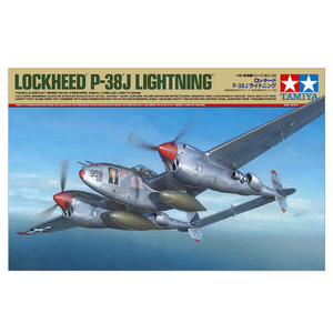 タミヤ 1/48 傑作機シリーズ No．123 ロッキード P-38J ライトニング T61123ﾛﾂｷ-ﾄﾞP38Jﾗｲﾄﾆﾝｸﾞ-イメージ2