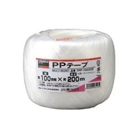 トラスコ中山 TRUSCO　PPテープ　幅100mmX長さ200m　白 TPP-100200