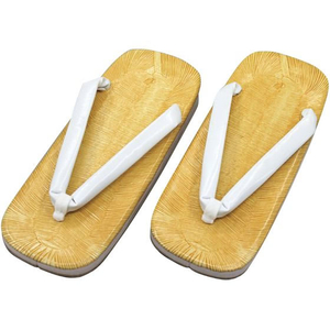 エキヤ産業 雪駄 黄チバサンド底 #44 大 白丸 FC614LT-6826700-イメージ1