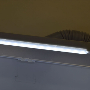 サンコー LEDライト付パワフルファン塗装ブース デラックス グレー TBTD25HGY-イメージ12