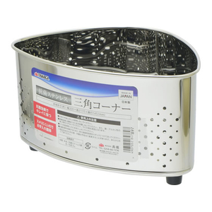 TAKAGI 抗菌ステンレス 三角コーナー FCJ014W-4907052847897-イメージ1