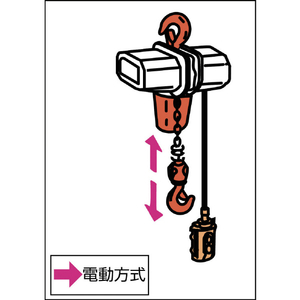 象印 ベータ型小型電気チェンブロック　定格荷重１２５ＫＧ　 揚程３Ｍ　（ＢＳ－Ｋ１２３０） BS-K1230-イメージ3