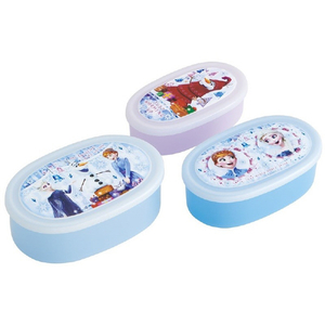 スケーター 抗菌シール容器 3Pセット アナと雪の女王24 SRS3SAGｱﾅﾕｷ24-イメージ1