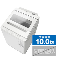 日立 10．0kgインバーター全自動洗濯機 e angle select ビートウォッシュ ホワイト BW-V100PE6 W