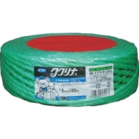 ユタカメイク 荷造り紐 PSロープ 5mm×80m グリーン FC958GD-3675971