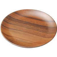 江部松商事 EBM/メラミン 耐熱 サークルプレート ダークウッド M 1202582 FC676LD-1561290
