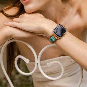 CAPE DIABLO Apple Watch 38-49mm用バンド ネイティブ ターコイズ Lサイズ CD25123AW-イメージ7