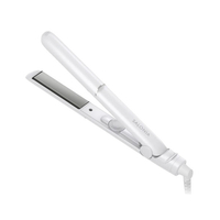 SALONIA グロッシーケア ストレートヘアアイロン ホワイト SAL24112-WH