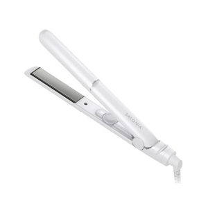 SALONIA SAL24112-WH グロッシーケア ストレートヘアアイロン ホワイト