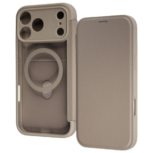 レイ・アウト iPhone 18 Pro Max用 / 17 Pro Max用  / クリアフリップケース マグネット マグネット充電対応 / ベージュ RT-P59LCM/BE-イメージ1
