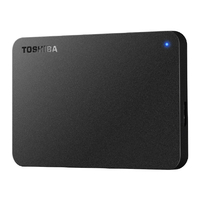 東芝 USB 3．0/2．0対応 ポータブルHDD(1TB) Canvio ブラック HD-TPA1U3-B