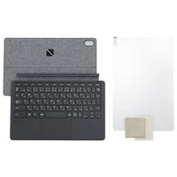 NEC PC-T1175BAS用スタンドカバー付きキーボード&液晶保護フィルム ブラック PCACAD021C
