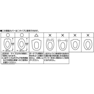 ヨコズナクリエーション カラーショップ O型便座カバー スモークグリーン FC029MY-イメージ3